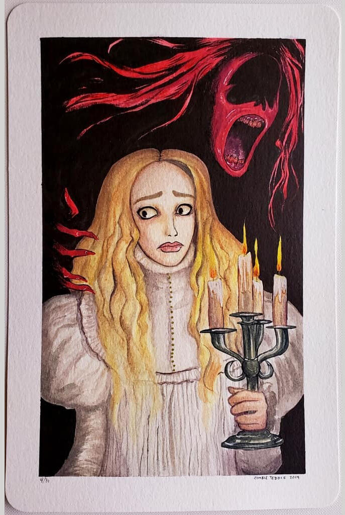 Crimson Peak, 2019, Watercolor/ Ink